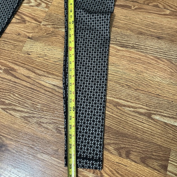 Lululemon Size 8 Wunder Under Pants Full-On Luon Tri Geo Silver Spoon Align - Picture 9 of 10